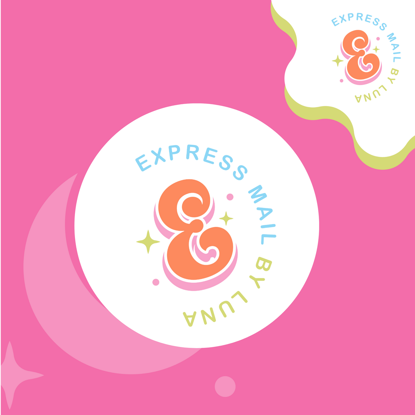 100 Stickers para logo Redondo 1.5''