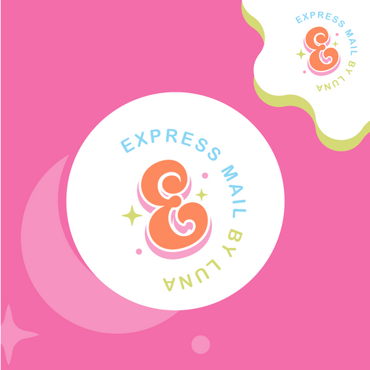 100 Stickers para logo Redondo 1.5'' Semi-gloss