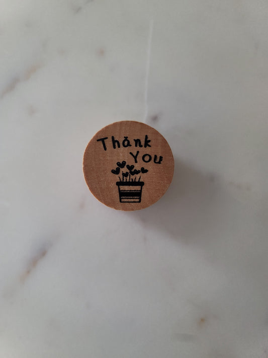 Thank You Wooden  Stamp
